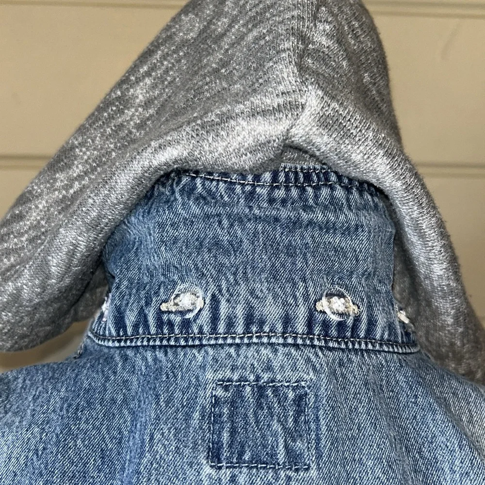 No Blue Los Angeles Faux Knit Hooded Jacket – Size Small - Picture 7 of 13